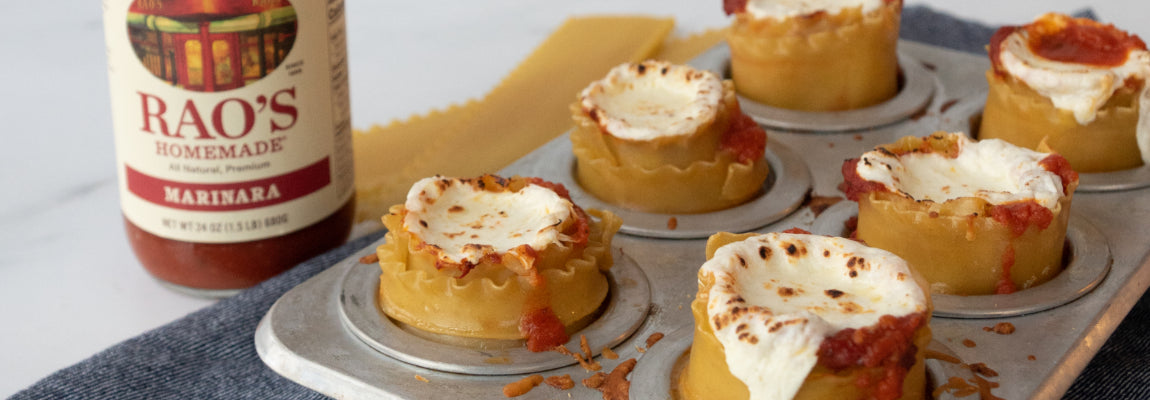 Olivia Culpo’s Gameday Mini Lasagna Cups – Rao's Specialty Foods