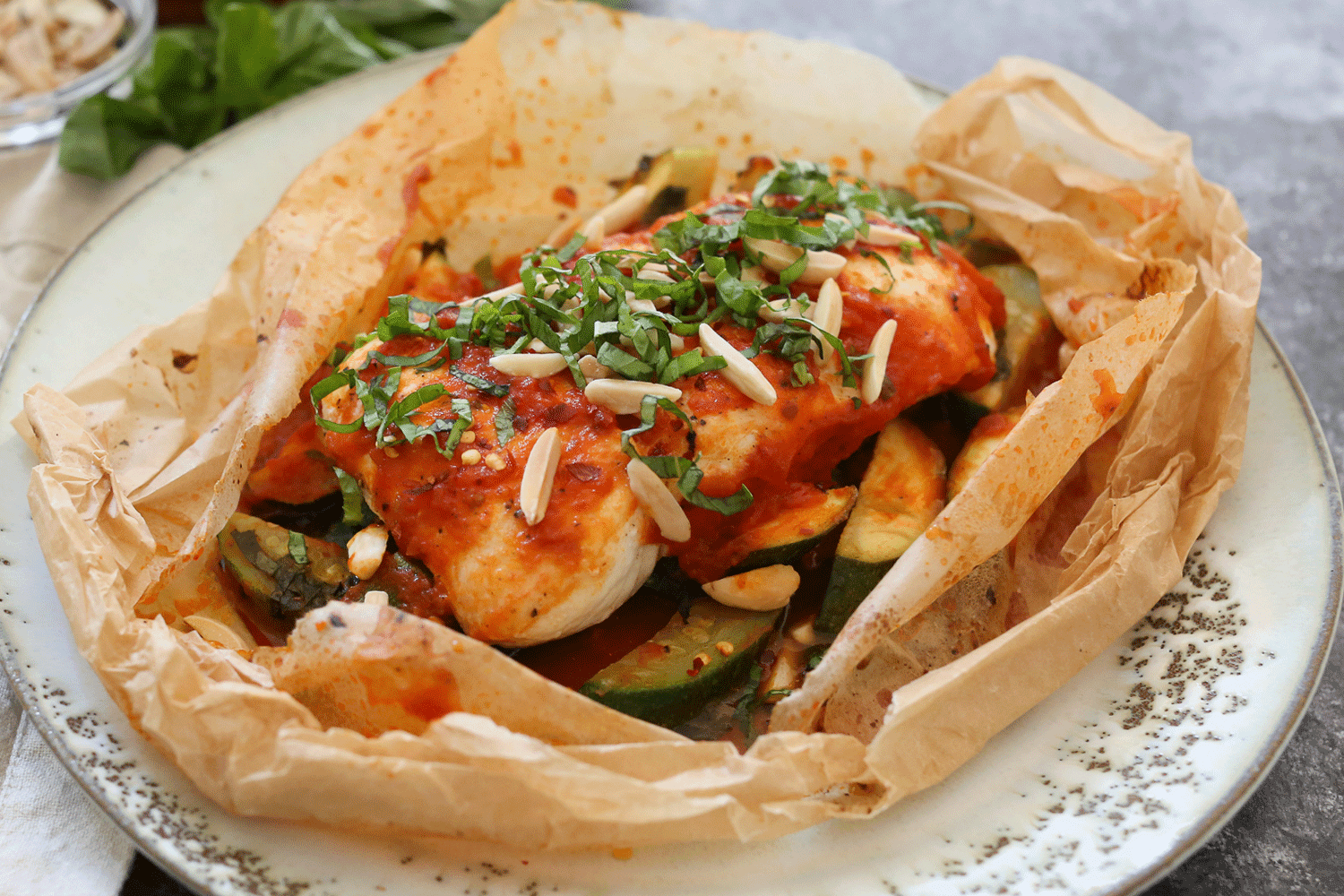 Fish En Papillote - Easy Baked Fish in Parchment with Vegetables