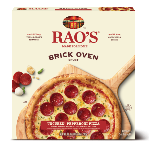 Brick Oven Frozen Pepperoni Pizza Raos Specialty Foods Raos