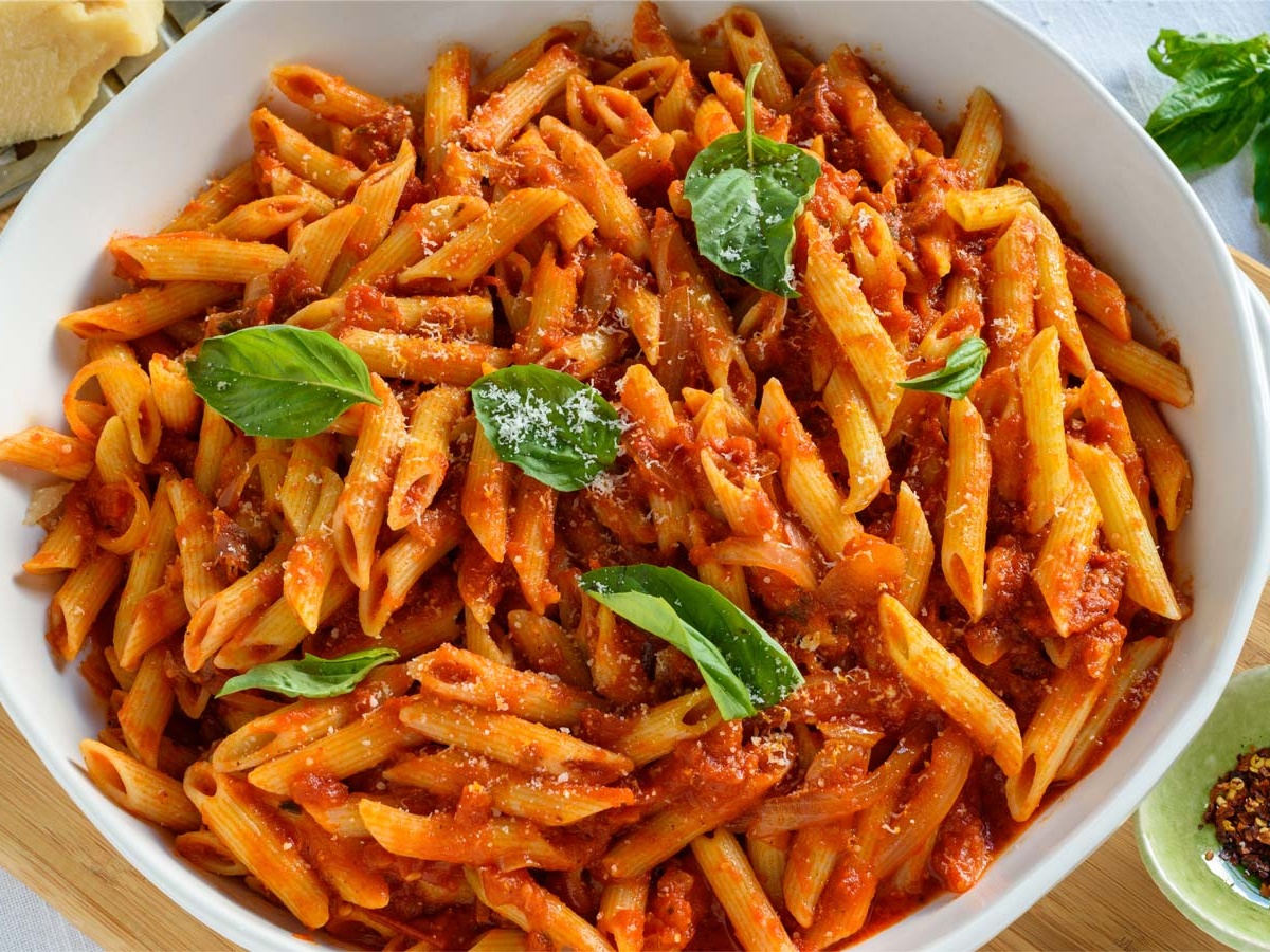 Filetto di pomodoro pasta with fresh tomato sauce