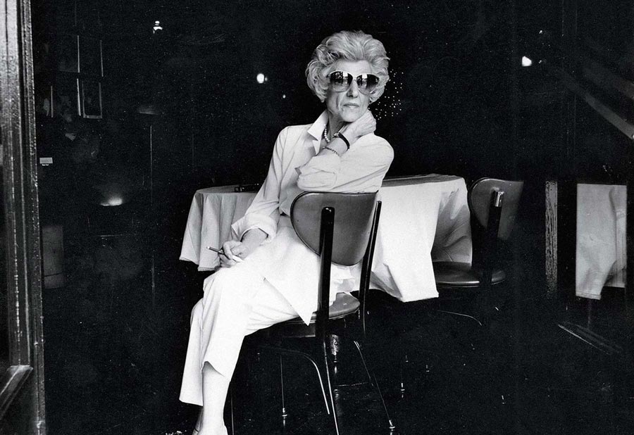 Historic portrait of Anna Pellegrino Rao from the Rao's restaurant history timeline.